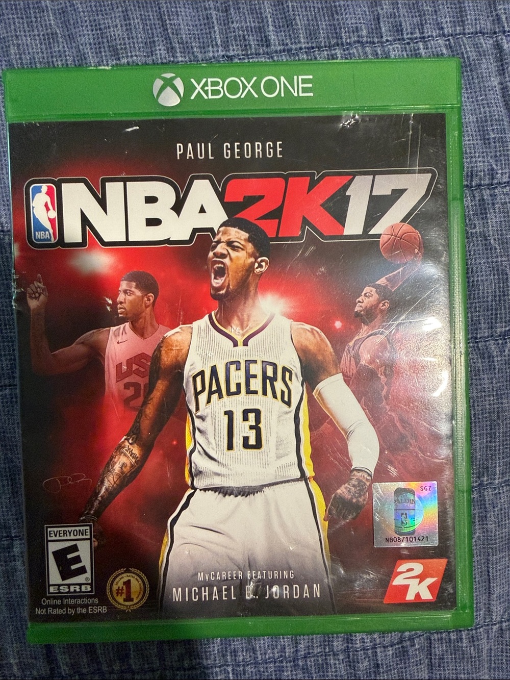 NBA 2K17 Xbox One - Paul George Red Cover